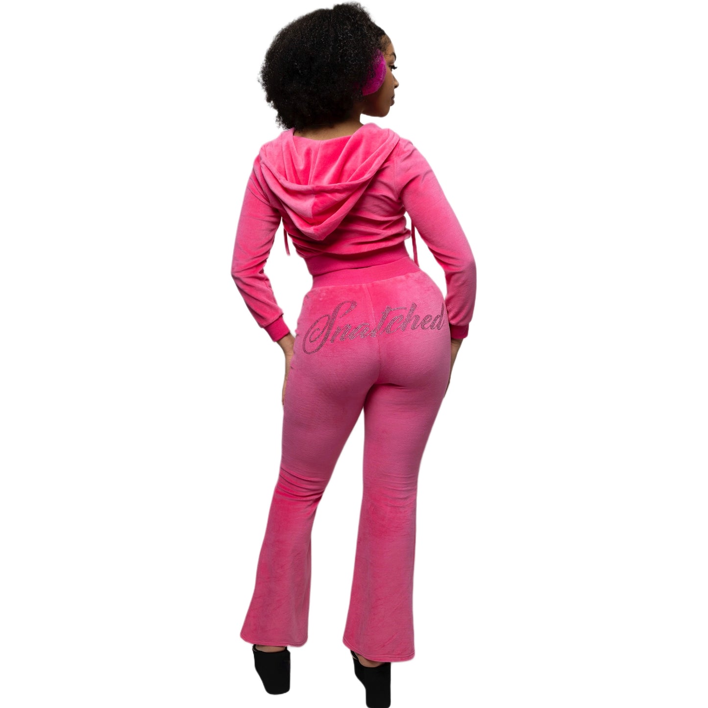 RASPBERRY VELOUR PANT
